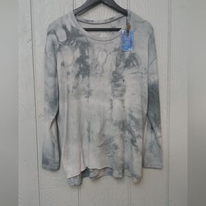 American Eagle Outfitters Gray Tie-dye Soft And Sexy Top Size Medium NWT